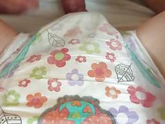 UhBabe presents: Boy and girl in wet goodnites diapers plat with a dildo sex