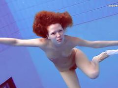 UhBabe presents: Matrosova hot ginger pussy in the pool