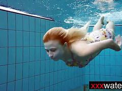 UhBabe presents: Amateur blonde mermaid