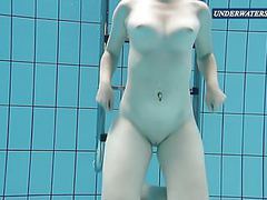 UhBabe presents: Bouncing tits in a blue dress