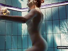 UhBabe presents: Hot big titted teen lera swimming in the pool