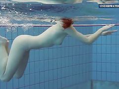 UhBabe presents: Wet teen lera in the pool