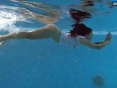 UhBabe presents: Puzan bruhova fat teen in the pool