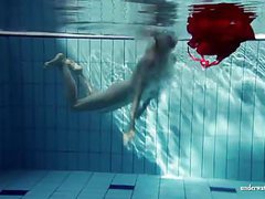 UhBabe presents: Hot blonde lucie french teen in the pool