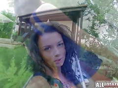 UhBabe presents: Allinternal anal creampie for hot brunette who loves a rough