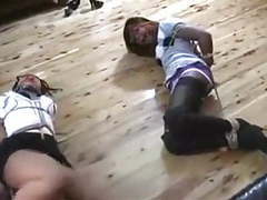 UhBabe presents: Sexy girls hogtied and drooling