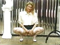UhBabe presents: Blonde spreads her legs to show off her pussy and ass