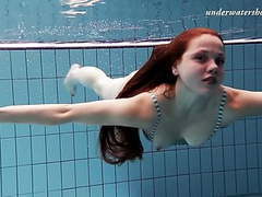 UhBabe presents: Salaka ribkina underwater swimming teen