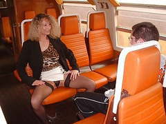 UhBabe presents: Virgin boy and nasty mom in train