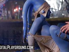 UhBabe presents: Aria alexander does a test on alessa savage & when she passes eva lovia celebrates by doing an orgy - digitalplayground