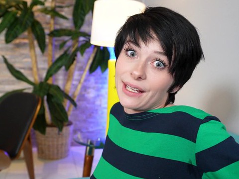 UhBabe presents: Short hair kitty lynn gives a blowjob and gets fucked balls deep
