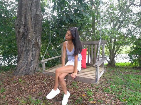 UhBabe presents: Slender latina sona bella moans while riding a hard black dick