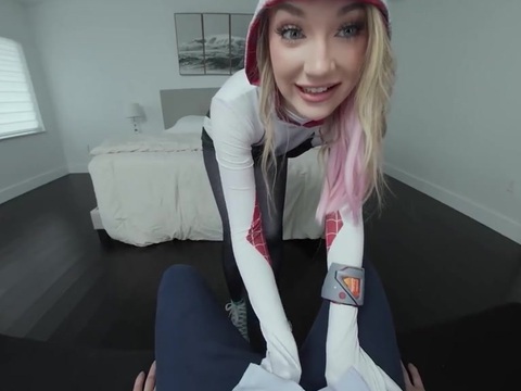 UhBabe presents: Daisy lavoy as spider gwen stacy has been missing you