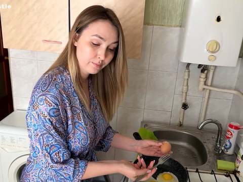 UhBabe presents: To the surprise of the stepson, the stepmom's pussy turned out to be as narrow as the sex doll's pussy