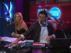 UhBabe presents: Radio show with topless girls playing games