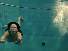 UhBabe presents: Underwater with bikini swimming girls