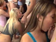 UhBabe presents: Scorching hot babes getting banged hard at sex party