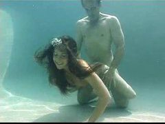UhBabe presents: Young chick gets fucked underwater