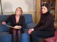 UhBabe presents: Young girl spanked and caned