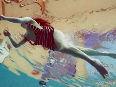 UhBabe presents: Small teen tits look even better underwater