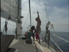 UhBabe presents: Interracial on a boat with a beautiful black girl