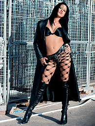 UhBabe presents: Lollybadcock Has a Horny Photoshoot With Dildos Outdoors