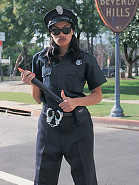 UhBabe presents: Cherry Lee, This Corrupt L.A. Cop Takes What She Wants