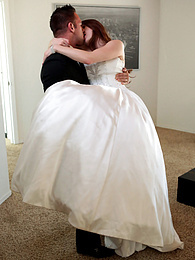 UhBabe presents: Bride with big fake tits Veronica Vain gets her trimmed pussy nailed deep