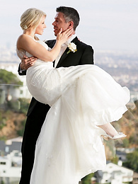 UhBabe presents: Hot blonde Anikka Albrite consummates her marriage vows after getting married