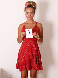 UhBabe presents: Brilliant czech cutie Victoria Puppy removes all clothes during a solo shoot
